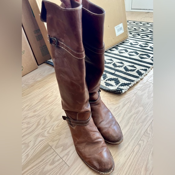 FRYE authentic tall leather riding boots 🤎 9.5 - Picture 1 of 7
